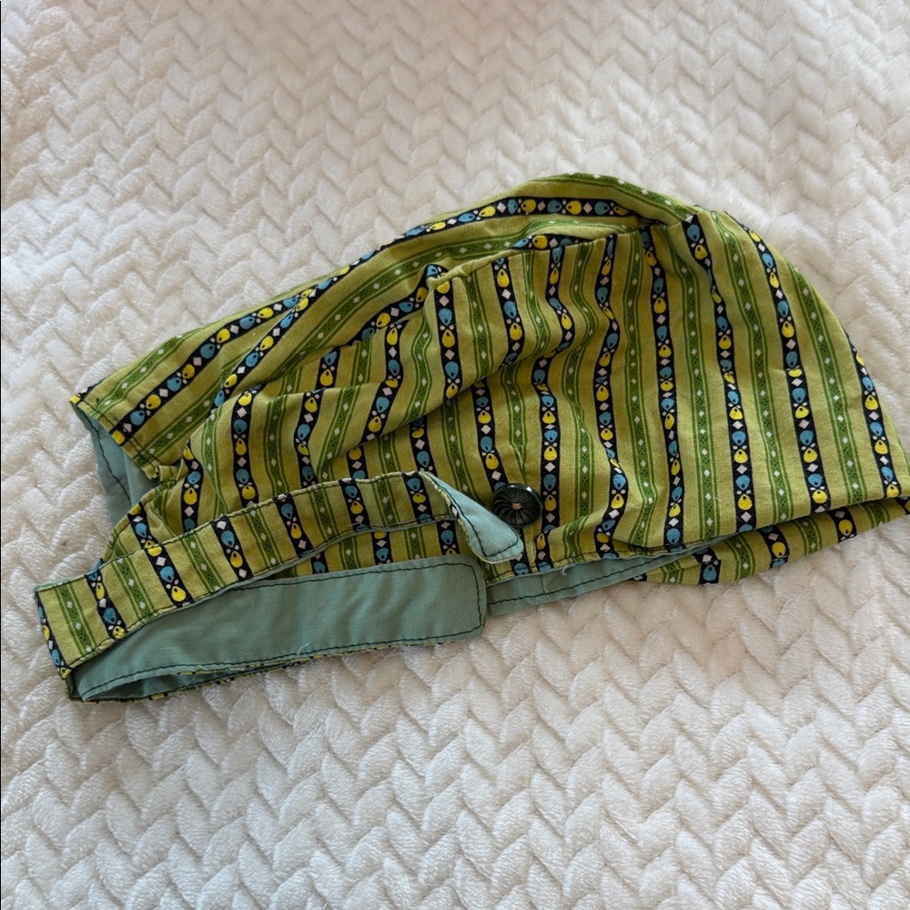 Green Scrub cap